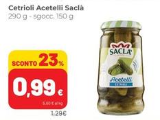 Offerta per Saclà - Cetrioli Acetelli a 0,99€ in Superstore Coop