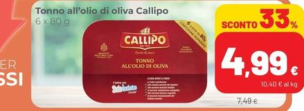 Offerta per Callipo - Tonno All'olio Di Oliva a 4,99€ in Superstore Coop