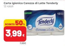 Offerta per Tenderly - Carta Igienica Carezza Di Latte a 3,99€ in Superstore Coop