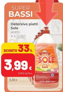 Offerta per Sole - Detersivo Piatti a 3,99€ in Superstore Coop