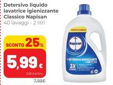 Offerta per Napisan - Detersivo Liquido Lavatrice Igienizzante Classico a 5,99€ in Superstore Coop