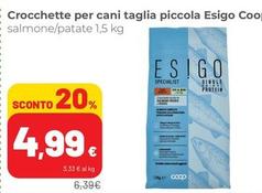 Offerta per Esigo Coop - Crocchette Per Cani Taglia Piccola a 4,99€ in Superstore Coop