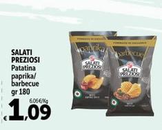 Offerta per Salati Preziosi - Patatina Paprika a 1,09€ in Carrefour Ipermercati