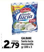 Offerta per  Galbani - Santa Lucia Mozzarella  a 2,79€ in Carrefour Ipermercati