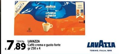 Offerta per  Lavazza - Caffè Crema E Qusto Forte  a 7,89€ in Carrefour Ipermercati