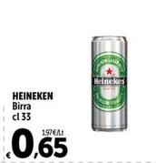 Offerta per  Heineken - Birra  a 0,65€ in Carrefour Ipermercati