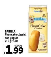 Offerta per Barilla - Plumcake Classici Con Yogurt a 1,99€ in Carrefour Ipermercati