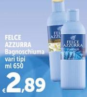 Offerta per Felce Azzurra - Bagnoschiuma a 2,89€ in Carrefour Ipermercati