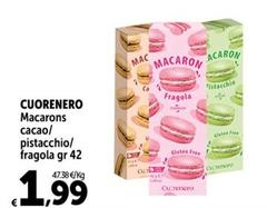 Offerta per  Cuore - Nero Macarons Cacao a 1,99€ in Carrefour Express