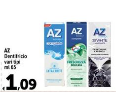 Offerta per Az - Dentifricio a 1,09€ in Carrefour Express