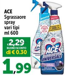 Offerta per  Ace - Sgrassaore Spray  a 1,99€ in Carrefour Express
