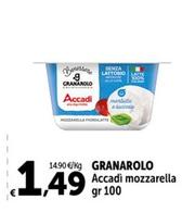 Offerta per Granarolo - Accadi Mozzarella a 1,49€ in Carrefour Express