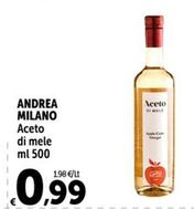 Offerta per Andrea Milano - Aceto Di Mele a 0,99€ in Carrefour Express