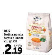 Offerta per Dais - Tortina Arancia, Carota E Limone a 2,19€ in Carrefour Express