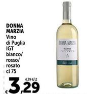 Offerta per  Donna Marzia - Vino Di Puglia IGT Bianco a 3,29€ in Carrefour Express