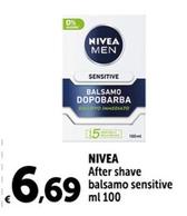 Offerta per  Nivea - After Shave Balsamo Sensitive  a 6,69€ in Carrefour Express