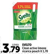 Offerta per  Svelto - Clean Active Limone Ricarica Pouch  a 3,79€ in Carrefour Express