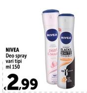 Offerta per  Nivea - Deo Spray Vari Tipi  a 2,99€ in Carrefour Express