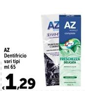 Offerta per  Az - Dentifricio  a 1,29€ in Carrefour Express