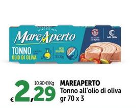 Offerta per  Mareaperto - Tonno All'Olio Di Oliva  a 2,29€ in Carrefour Express