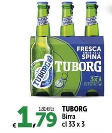 Offerta per  Tuborg - Birra  a 1,79€ in Carrefour Express