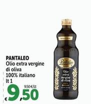 Offerta per  Pantaleo - Olio Extra Vergine Di Oliva 100% Italiano  a 9,5€ in Carrefour Express