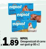 Offerta per Nipiol - Omogeneizzati Di Carne a 1,89€ in Carrefour Express