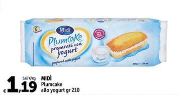 Offerta per  Midi - Plumcake Allo Yogurt  a 1,19€ in Carrefour Express
