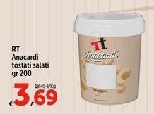 Offerta per  Rt - Anacardi Tostati Salati  a 3,69€ in Carrefour Express