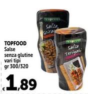 Offerta per Topfood - Salse Senza Glutine a 1,89€ in Carrefour Express
