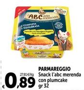 Offerta per Parmareggio - Snack L'Abc Merenda Con Plumcake a 0,89€ in Carrefour Express