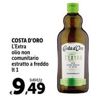 Offerta per Costa D'Oro - L'Extra Olio Non Comunitario Estratto A Freddo a 9,49€ in Carrefour Express