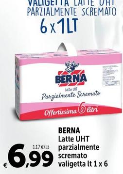 Offerta per Berna - Latte UHT Parzialmente Scremato Valigetta a 6,99€ in Carrefour Express