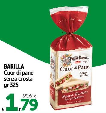 Offerta per Barilla - Cuor Di Pane Senza Crosta a 1,79€ in Carrefour Express