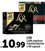Offerta per L'Or Espresso - Caffè Espresso Ristretto a 10,99€ in Carrefour Express