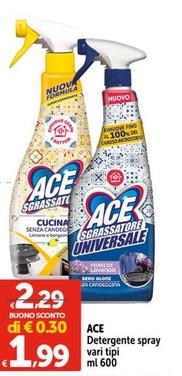 Offerta per Ace - Detergente Spray a 1,99€ in Carrefour Express