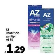Offerta per Az - Dentifricio a 1,29€ in Carrefour Express