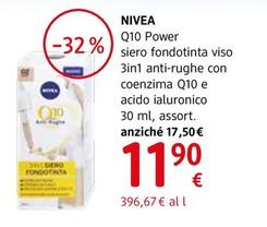 Offerta per Nivea - Q10 Power Siero Fondotinta Viso 3in1  a 11,9€ in dm