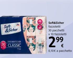 Offerta per Soft&Sicher - Fazzoletti a 2,99€ in dm