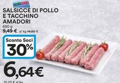 Offerta per Salsicce a 6,64€ in Ipercoop