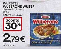 Offerta per Wurstel a 2,79€ in Ipercoop