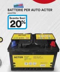 Offerta per Batterie auto in Ipercoop