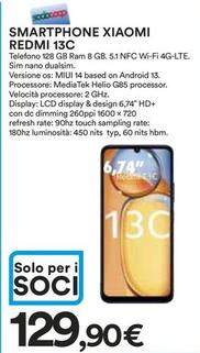 Offerta per Smartphone a 129,9€ in Ipercoop