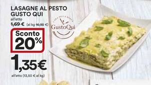 Offerta per Lasagne a 1,35€ in Ipercoop