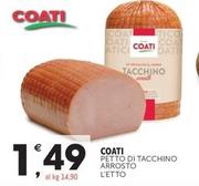Offerta per Coati - Petto Di Tacchino Arrosto a 1,49€ in Crai