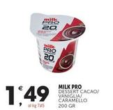 Offerta per Milk - Pro Dessert Cacao/ Vaniglia/ Caramello a 1,49€ in Crai