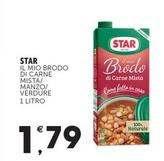 Offerta per Star - Il Mio Brodo Di Carne Mista/ Manzo/ Verdure a 1,79€ in Crai