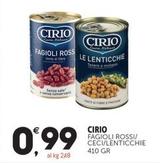 Offerta per Cirio - Fagioli Rossi/ Ceci/ Lenticchie a 0,99€ in Crai