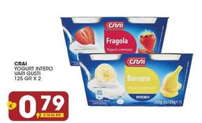 Offerta per Crai - Yogurt Intero a 0,79€ in Crai