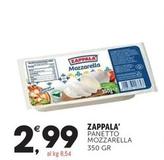 Offerta per Zappalà - Panetto Mozzarella a 2,99€ in Crai